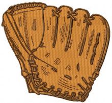 Baseball glove 2 embroidery design