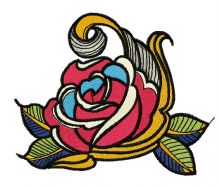 Rose 8 embroidery design