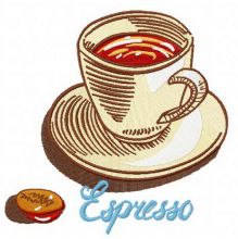 Espresso 2 embroidery design