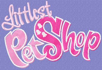 Littlest Pet Shop Logo machine embroidery design
