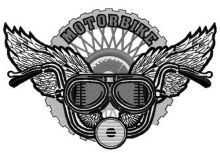 Motorbike club 2 embroidery design