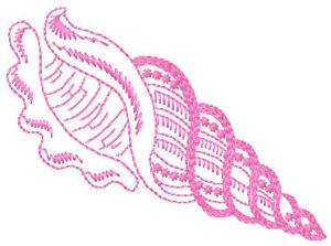Sea Shell  embroidery design