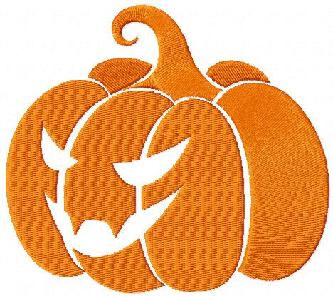 Halloween Pumpkin free machine embroidery design 