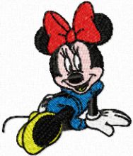 Minnie Mouse 8 embroidery design