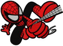 Spider Boy embroidery design