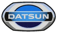 Datsun logo embroidery design