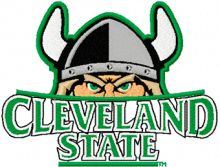 Cleveland State University Logo embroidery design