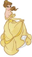 Belle 2 embroidery design