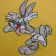 Embroidered Bugs Bunny Funny design on shirt