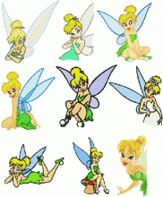 Tinkerbell Embroidery Pack embroidery design