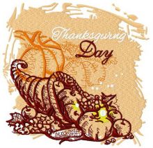 Thanksgiving day 2 embroidery design