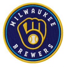 Milwaukee Brewers 2020 Primary logo embroidery design