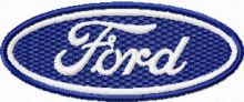 Ford Logo embroidery design