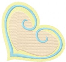 Heart  embroidery design