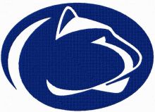 Penn State Nittany Lions logo embroidery design