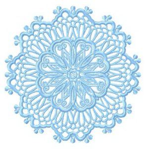 Lace doily 5 embroidery design