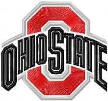 Ohio State Buckeyes Logo embroidery design