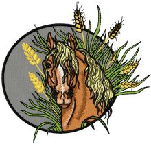 Steppe horse 2 embroidery design
