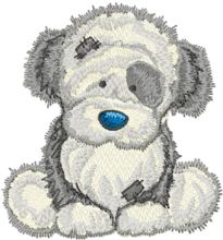 Fluffy embroidery design