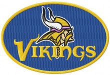 Minnesota Vikings logo 2 embroidery design