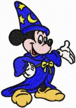 Mickey Mouse Fantasia 2 embroidery design