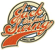 Jack The Lad Swing Logo embroidery design