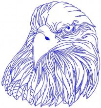 Eagle 10 embroidery design