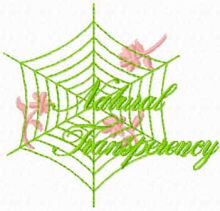 Natural Transparency embroidery design
