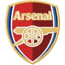 Arsenal Football Club logo embroidery design