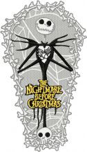 The Nightmare Before Christmas 2  embroidery design
