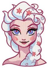 Strange Elsa 4 embroidery design