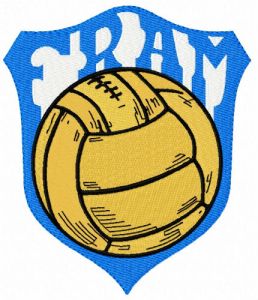 Fram FC logo embroidery design