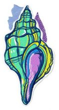 Sea shell 5 embroidery design