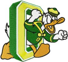 Oregon Ducks Logo 2 embroidery design