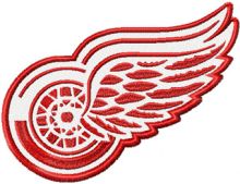 Detroit Red Wings Logo embroidery design