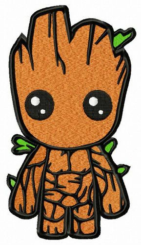 Little Groot machine embroidery design