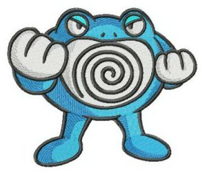 Poliwrath embroidery design