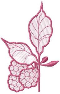 Blend berries embroidery design