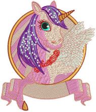 Unicorn 2 embroidery design