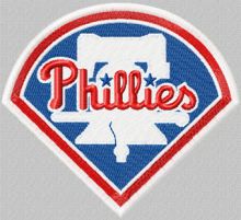 Philadelphia Phillies logo embroidery design