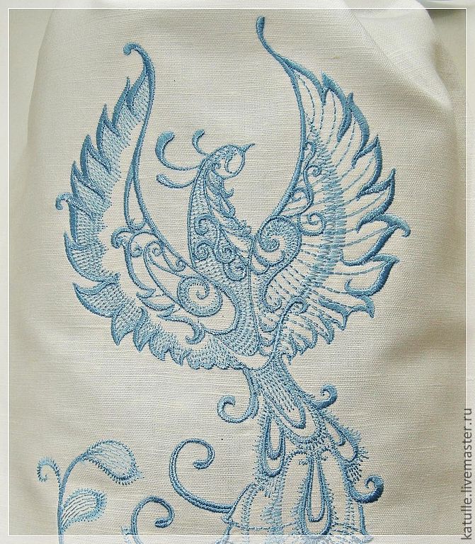 Firebird embroidery design | Embroideres studio