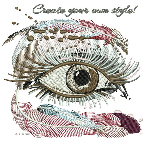 Create your own style embroidery design