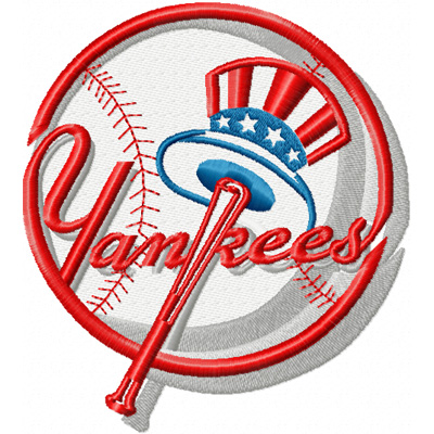 Sports Logo embroidery Instant download New York Yankees sport logo Baseball sport logo Machine Embroidery Pattern Sports embroidery