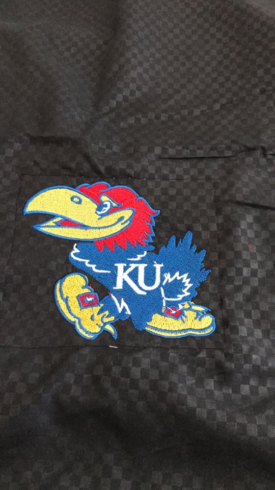 Kansas Jayhawks embroidery design