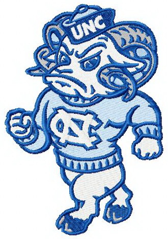 Pin: North Carolina Tar Heels Mascot Enamel – CARDIACS Sports & Memorabilia