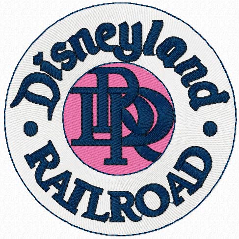 Disney Railroad machine embroidery design
