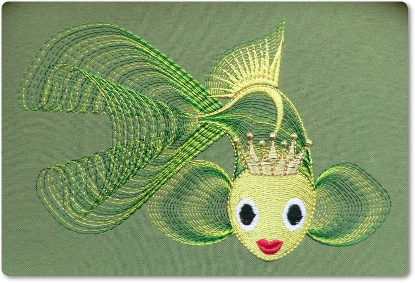 free pes embroidery designs 4x4 fish
