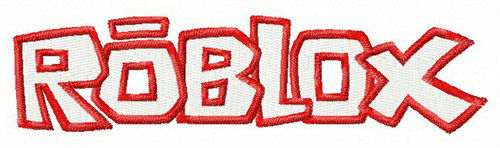 Roblox Alternative Logo Embroidery Design - logo pink roblox