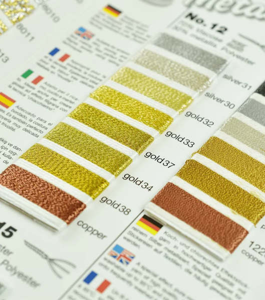 Embroidery thread palette