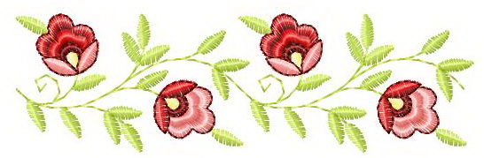 Flower pattern 2 embroidery design